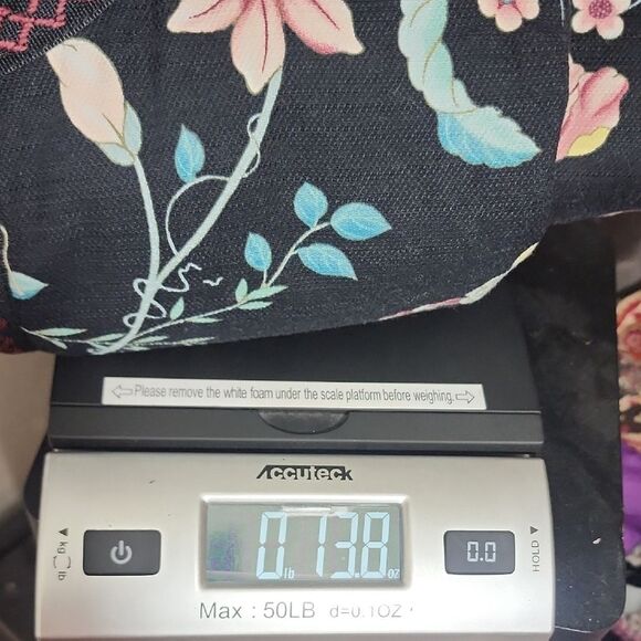 LOFT Black Floral Blazer With Embroidery and Fringe Trim Size 10 - Picture 8 of 10